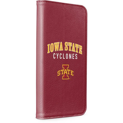 Iowa State University Collegiate Text iPhone 15 Pro Folio Case